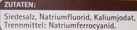 Jodsalz Mit Fluorid Ingredients