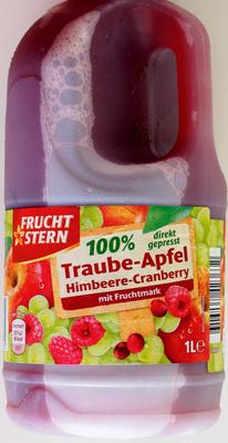 Traube-Apfel-Himbeere-Cranberry