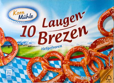 10 Laugen-Brezen Tiefgefroren