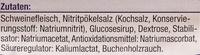 Gourmet Schinkenwrfel Ingredients