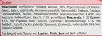 Pizzaburger Diavolo Steinofen Ingredients