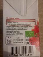 Passierte Tomaten Fein Und Cremig Ingredients