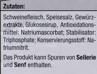Metzger-Schinken Ingredients