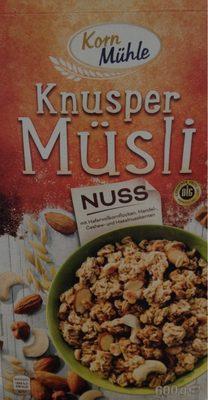 Knusper Msli Nuss, Mit Hafervollkornflocken, Mandel , Cashew Und Haselnusskernen