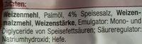 Salzbrezeln Ingredients