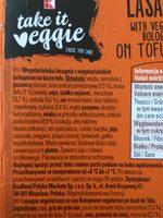 Vegetarian Lasagna Ingredients