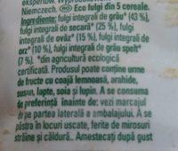 K-Bio 5-Korn-Flocken Ingredients