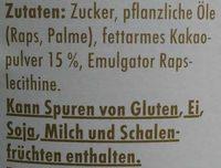 Dunkles Geheimnis Ingredients