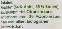 Apfel-Birnen-Kompott Ingredients