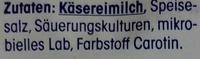 Maasdamer 45% Fett I. Tr. Ingredients