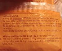 Nouilles Chinoises Instantanes Got Boeuf Ingredients
