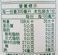 Strawberry Lemon Juice Nutrition Label