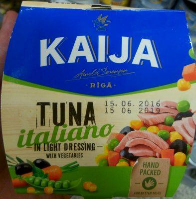 Tuna Italiano In Light Dressing With Vegetables