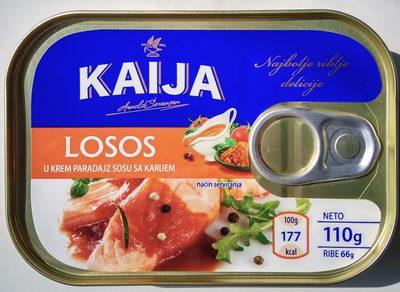 Losos U Krem Paradajz Sosu Sa Karijem