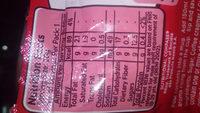 Nescaf Blend & Brew Nutrition Label