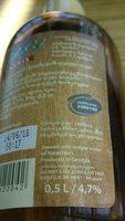 Kasris Nutrition Label