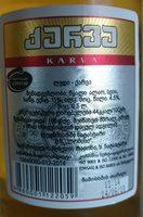 Karva Nutrition Label