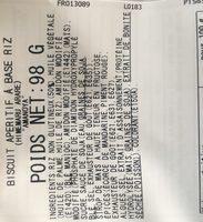 Japanese Rice Cracker Ingredients