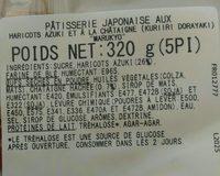 Soft Dorayaki Cake X5 Ingredients