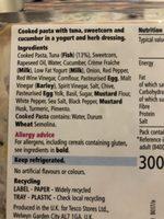 Tuna & Sweetcorn Pasta Ingredients