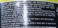 COCA COLA ZERO Ingredients