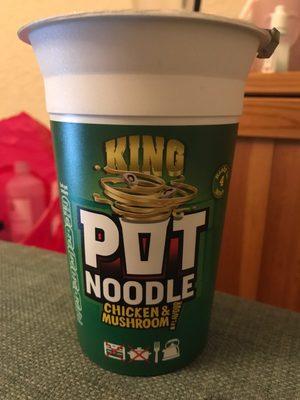 King Pot Noodle - Chicken And Mushroom