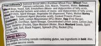Low Fat Prawn & Rocket Ingredients
