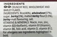 Special K The Original Ingredients