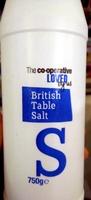 British Table Salt Report Card