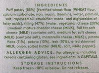 Linda Mccartney Trenzas De Queso Y Puerro 340G Ingredients