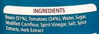 Beanz Ingredients