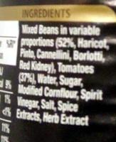 Five Beanz Ingredients