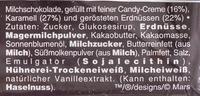 Snickers X6 Ingredients