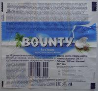 Bounty Ice Cream Report Card