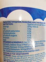 Cravendale Filtered Whole Milk Ingredients