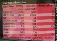 Fine Egg Noodles Nutrition Label