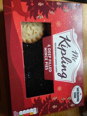 Mr Kiplin 6 Deep Filled Mince Pies