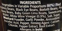 Napolina Five Bean Salad Ingredients