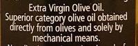 Extra Virgin Olive Oil Ingredients