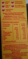 Butterkist Ready To Pop Sweet & Salted Microwave Popcorn Nutrition Label