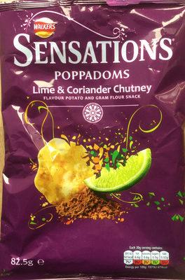 Sensations Poppadoms Lime &coriander