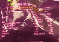 Sensations Poppadoms Lime &coriander Nutrition Label