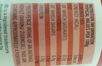 Bolognese Origional Nutrition Label