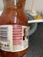 Bolognese Original Nutrition Label