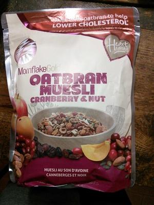 Oatbran Muesli Cranberry & Nut