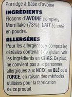 Top Porridge Ingredients