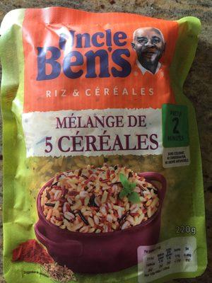 Riz Et Crales Mlange De 5 Crales