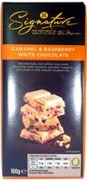 Caramel & Raspberry White Chocolate Report Card