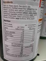 Vegetable Gravey Granuels Ingredients