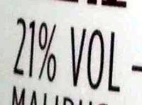 Malibu Nutrition Label